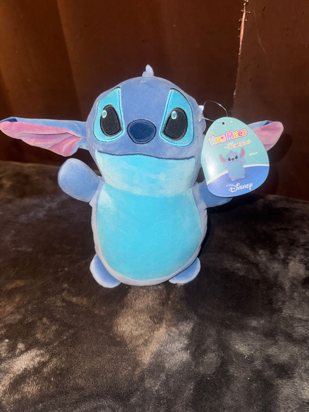 HugMees Stitch Plush Toy Disney Squishmallows Soft Blue Stuffed Animal